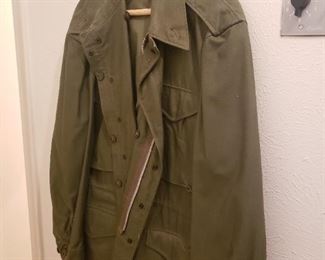 Military jackets and uniforms