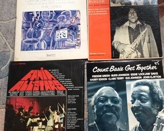 100s of vintage jazz , Latin and Armenian vinyl albums.