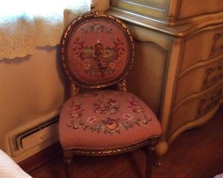 Tapestry side chair