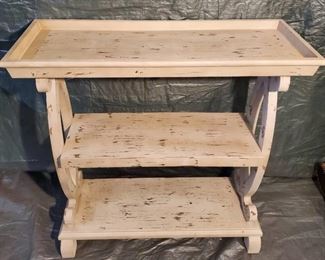 Rustic 3 Tier Shelf. with Distressed Look