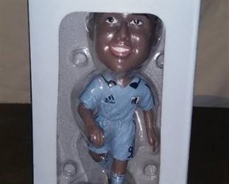 Autographed Sporting Kansas City Teal Bunbury Bobblehead