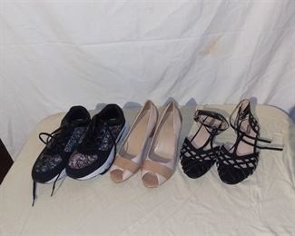 Lot of 3 Pairs of Womens Shoes