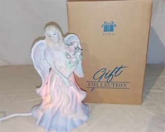 Avon Gift Collection Lighted Porcelain Angel