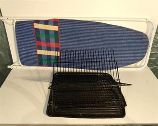 Dish Drainer and Ironing Board