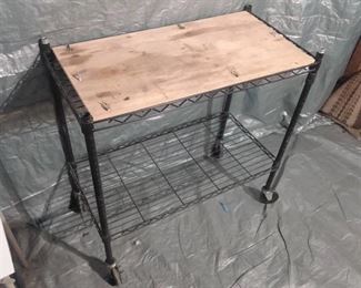 Black Two Tier Metro Cart