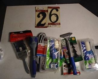 Lot of Various Tools - Power Strip Paint Rollers Paint Brush