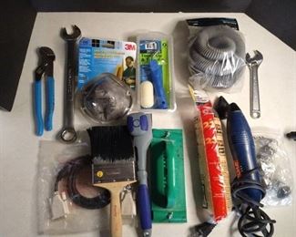 Lot of Various Tools - Wrenches Paint Sanding Equipment