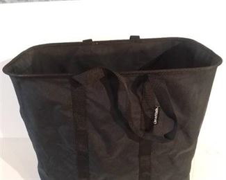 Clevermade Collapsible Black Hamper Basket