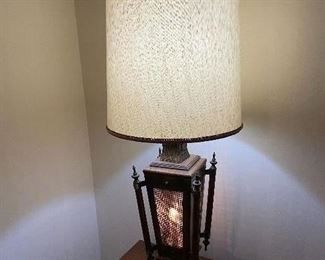 Vintage wood lamp; $40