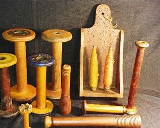 Vintage Industrial Spools