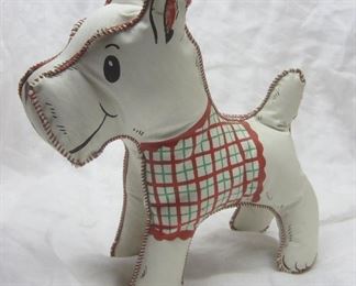 Vinyl Scottie dog figure
