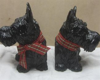 Pair of Two's Company Scottie Dog Bookends