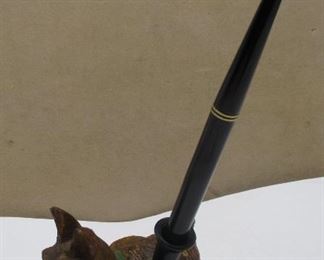 pen with 14k gold tip with Scottie Dog pen holder