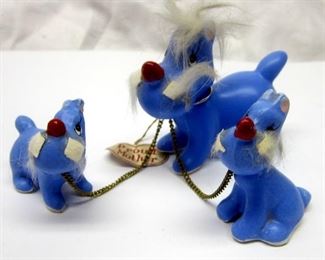 Miniature Scottie mother and pups