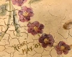 1. Handpainted Floral Artwork by Henri Graves, May '03 (36" x 16")