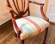 6b. Baker Mahogany Dining Chairs (2 arm-8 side)