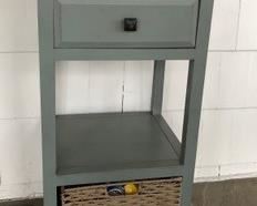 13. Painted Accent Table w/ 1 Drawer (18" x 15" x 34")