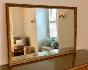 70. Mirror w/ Carved Gilt Frame (49" x 33")