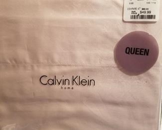 $25.00, Calvin Klein vintage Queen sheet set new old stock 
