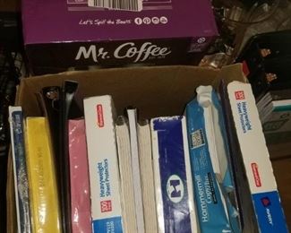 Large amount of office supplies