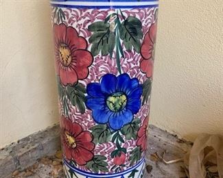 Umbrella stand.