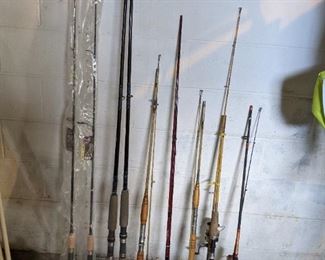 Assorted Fishing Rods 
