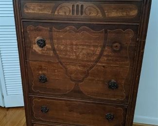 Vintage High Boy Dresser