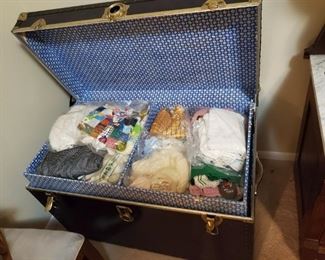 Vintage Trunk full of Dolls & Doll Clothes