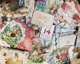 VICTORIAN 1860'S VALENTINE CARDS