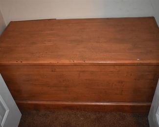 Beautifully Lined Large Cedar Blanket or Memories Chest! From the outside you would not guess such a Beautiful inside exists!