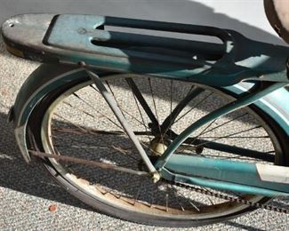 Antique Roadmaster, "Pleasure Liner" Girls Bicycle Tank Vintage Green and White in Beautiful Condition a Bicycle Restorer/Collectors Dream!