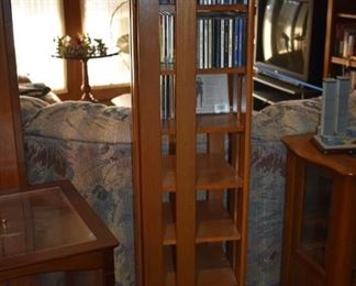 CD's and Revolving CD Display Case
