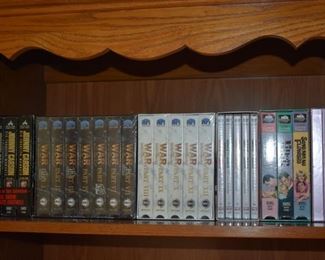 VHS Tapes and DVD's