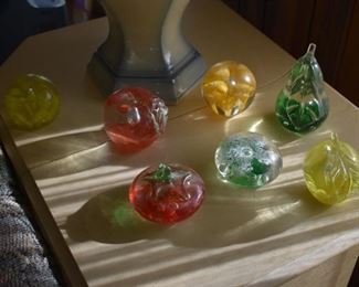 Lovely Art Glass Paperweights