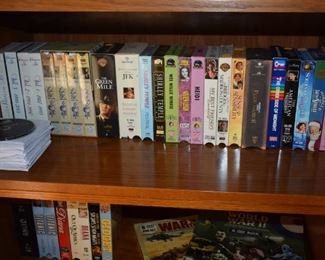 VHS Tapes and DVD's