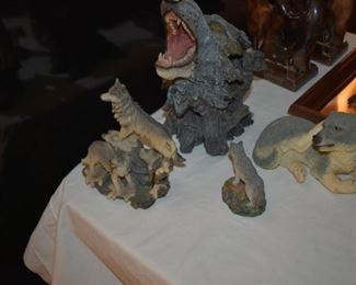 Collectible Figurines of Wolves
