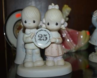 Very Collectible Precious Moments Figurines from the late 70's through the 80's ,the 90's and early 2000's.