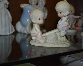 Very Collectible Precious Moments Figurines from the late 70's through the 80's ,the 90's and early 2000's.