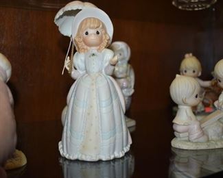 Very Collectible Precious Moments Figurines from the late 70's through the 80's ,the 90's and early 2000's.