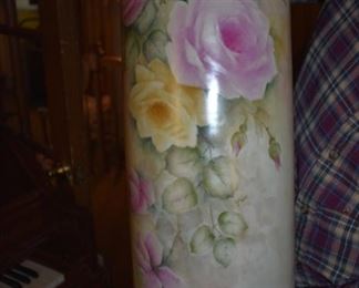 Beautiful Hand Painted Porcelain Umbrella Stand