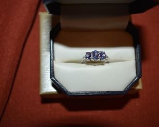 Fine Jewelry from the Joy Johnson Estate. These Beautiful Rings were all hand picked by Joy Johnson for their unique designs and beauty. All are sterling. Most, as you can see, are set with beautiful stones and art fully designed. These Rings will be identified as coming from Box 1. This Ring will be identified as BX1#4