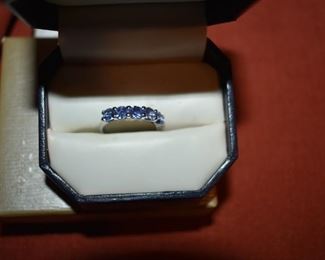 Fine Jewelry from the Joy Johnson Estate. These Beautiful Rings were all hand picked by Joy Johnson for their unique designs and beauty. All are sterling. Most, as you can see, are set with beautiful stones and art fully designed. These Rings will be identified as coming from Box 1. This Ring will be identified as BX1#5
