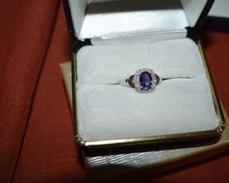 Fine Jewelry from the Joy Johnson Estate. These Beautiful Rings were all hand picked by Joy Johnson for their unique designs and beauty. All are sterling. Most, as you can see, are set with beautiful stones and art fully designed. These Rings will be identified as coming from Box 1. This Ring will be identified as BX1#12