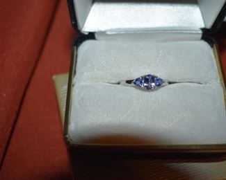 Fine Jewelry from the Joy Johnson Estate. These Beautiful Rings were all hand picked by Joy Johnson for their unique designs and beauty. All are sterling. Most, as you can see, are set with beautiful stones and art fully designed. These Rings will be identified as coming from Box 1. This Ring will be identified as BX1#17