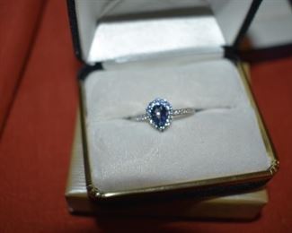 Fine Jewelry from the Joy Johnson Estate. These Beautiful Rings were all hand picked by Joy Johnson for their unique designs and beauty. All are sterling. Most, as you can see, are set with beautiful stones and art fully designed. These Rings will be identified as coming from Box 1. This Ring will be identified as BX1#29