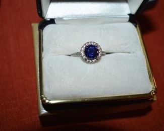 Fine Jewelry from the Joy Johnson Estate. These Beautiful Rings were all hand picked by Joy Johnson for their unique designs and beauty. All are sterling. Most, as you can see, are set with beautiful stones and art fully designed. These Rings will be identified as coming from Box 1. This Ring will be identified as BX1#34