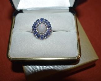 Fine Jewelry from the Joy Johnson Estate. These Beautiful Rings were all hand picked by Joy Johnson for their unique designs and beauty. All are sterling. Most, as you can see, are set with beautiful stones and art fully designed. These Rings will be identified as coming from Box 1. This Ring will be identified as BX1#36