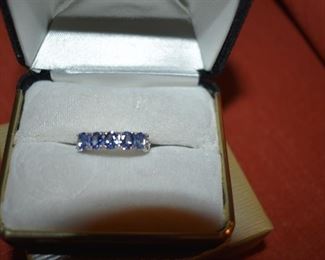 Fine Jewelry from the Joy Johnson Estate. These Beautiful Rings were all hand picked by Joy Johnson for their unique designs and beauty. All are sterling. Most, as you can see, are set with beautiful stones and art fully designed. These Rings will be identified as coming from Box 1. This Ring will be identified as BX1#33