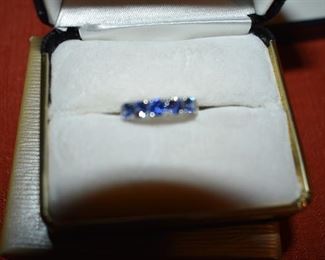 Fine Jewelry from the Joy Johnson Estate. These Beautiful Rings were all hand picked by Joy Johnson for their unique designs and beauty. All are sterling. Most, as you can see, are set with beautiful stones and art fully designed. These Rings will be identified as coming from Box 1. This Ring will be identified as BX1#37