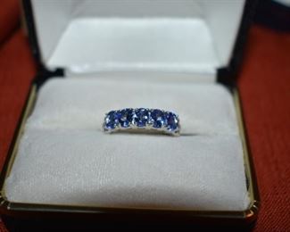 Fine Jewelry from the Joy Johnson Estate. These Beautiful Rings were all hand picked by Joy Johnson for their unique designs and beauty. All are sterling. Most, as you can see, are set with beautiful stones and art fully designed. These Rings will be identified as coming from Box 1. This Ring will be identified as BX1#44